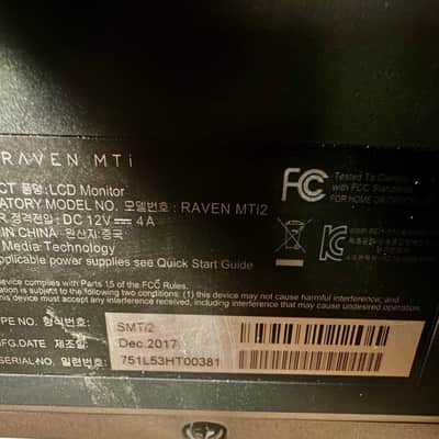 Slate Raven MTi2 Touchscreen Control Surface – 27” | Reverb