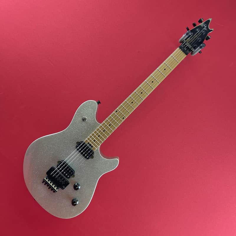 [USED] EVH Wolfgang Standard Electric Guitar, Silver Sparkle (See Description) image 1