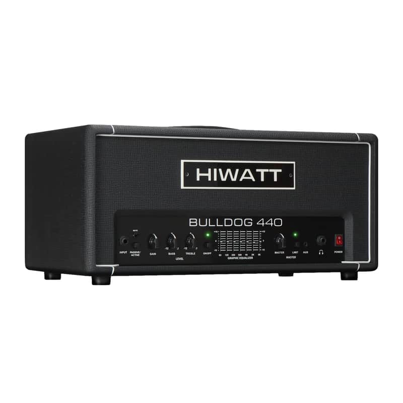 Hiwatt Bulldog 440 440-Watt Bass Amplifier Head - Black - Open Box image 1