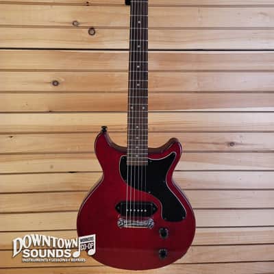 Epiphone Les Paul Junior Double Cut - Trans Red, Wilkinson Tuners, 6lbs 3oz image 2