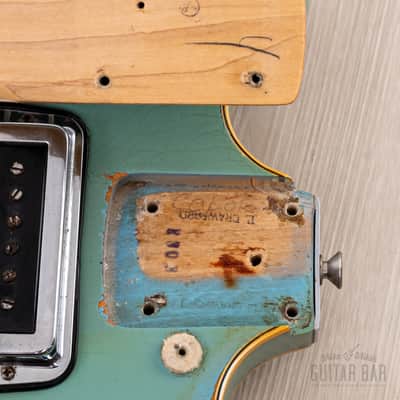 1971 Fender Coronado II Vintage Hollowbody Guitar Sonic Blue w/ Case image 17