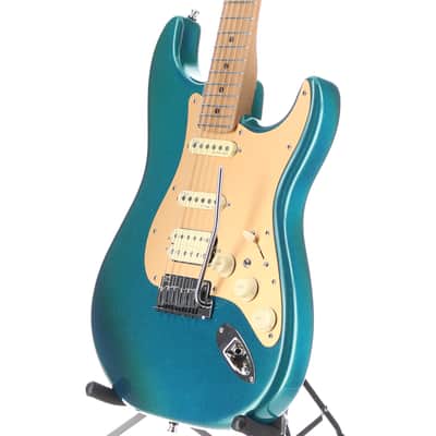 Fender Limited Edition American Ultra II Stratocaster HSS, Roasted Maple Fingerboard, Aurora (RC4) (01043) image 4