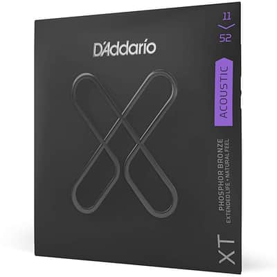 Immagine D'Addario XTAPB1152 XT Phosphor Bronze Acoustic Guitar Strings Custom Light 11-52 - 3
