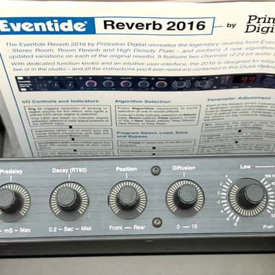 Eventide Reverb 2016 Stereo Reverb Processor image 2