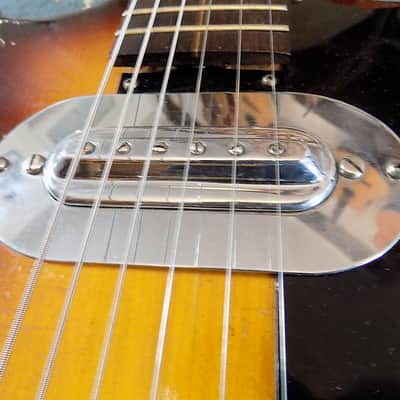 Magnatone Mark V  1957 Sunburst RARE Block Inlays w/Original HSC image 16