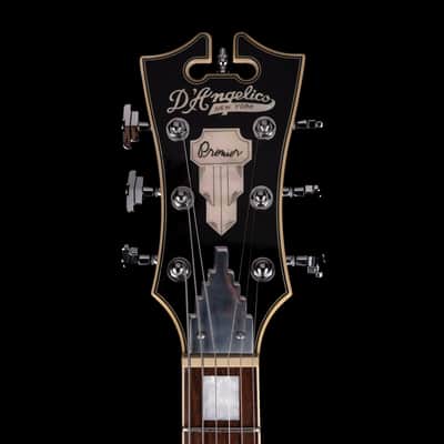 Pre-Owned D’Angelico Premier DC Semi Hollowbody Black With Gig Bag image 9