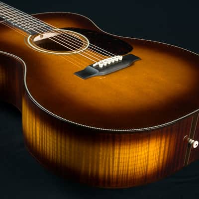 Martin GP Custom Flamed Maple and Sitka Spruce Full Body Ambertone Burst Grand Performance Used (2023) image 14