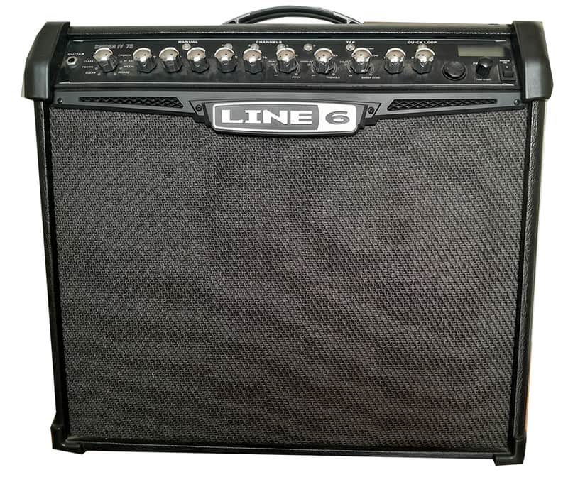 Line 6 Spider IV 75 75-Watt 1x12" Digital Modeling Guitar Combo 2009 - 2016 - Black image 1