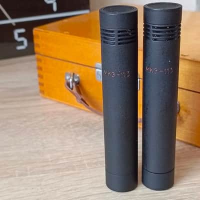 1990 rare PAIR of VNIIRPA MKE-113 Condenser Electret Microphones Lomo capsule NEUMANN KM64 CLONE image 9