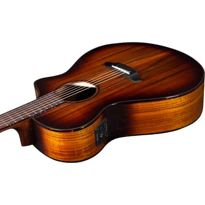 Breedlove Pursuit Exotic S Concert Acoustic-Electric Guitar, Edgeburst Koa image 11