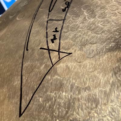 Sabian - Frankie Banali's, Quiet Riot, 16" Pro Studio Crash, SIGNED! 1566g image 3