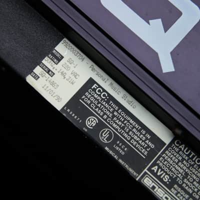 *All Original* 1990 Ensoniq SQ-1 Personal Music Studio 61-Key Synth/Workstation SQ1 | Synthesis Drums Sequencer Effects | Inc. Footswitch, Manual and Power Cable | SQ 1 Serial SQ-14869 image 7