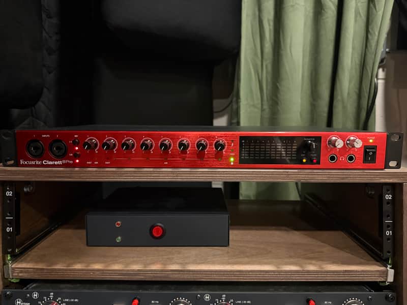 Focusrite Clarett 8Pre Thunderbolt Audio Interface 2010s - Red image 1