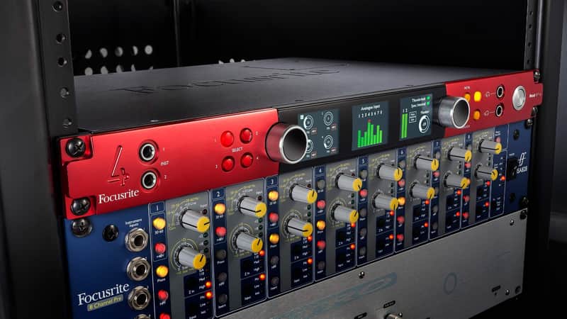 Focusrite Red 4Pre Thunderbolt Audio Interface Pro Tools HD Dante 58x64 Excellent image 1