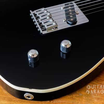 2002 Fender Japan Aerodyne Telecaster Black with cream binding P90 matching headstock - RARE CIJ! image 18