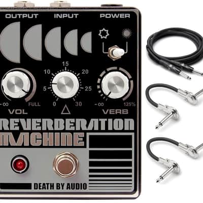 New Death By Audio Reverberation Machine Guitar Effects Pedal w/ Cables Bild 1