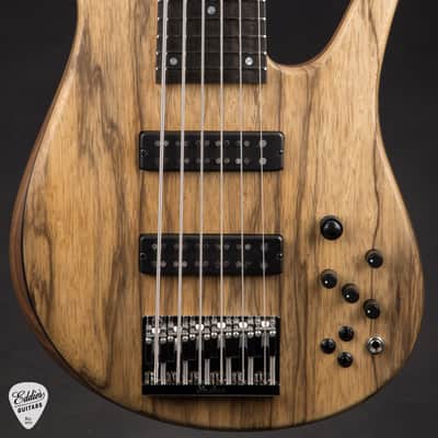 Fodera Imperial 6 Elite - Walnut/Black Limba image 2