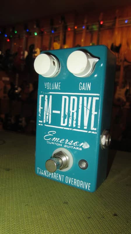 ~2005 Emerson FM Drive Transparent Overdrive Blue image 1