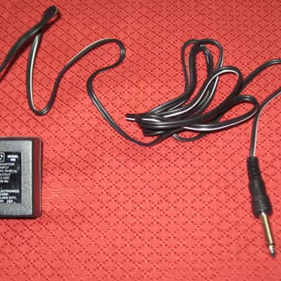new old stock (1980s) genuine DOD 500 AC Adaptor (for Performer Pedals) 1/4" jack end (for European power outlets INPUT: 220 VAC, 50 HZ // OUTPUT:  20 VDC, 20 mA) image 2