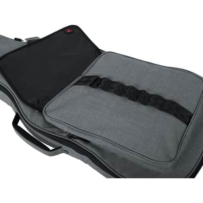 Gator Cases GT-ELECTRIC-GRY Transit Electric Guitar Bag - Light Gray - Open Box image 11