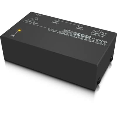 Behringer PS400 MICROPOWER Phantom Power  Supply - Phantom power adapter image 1