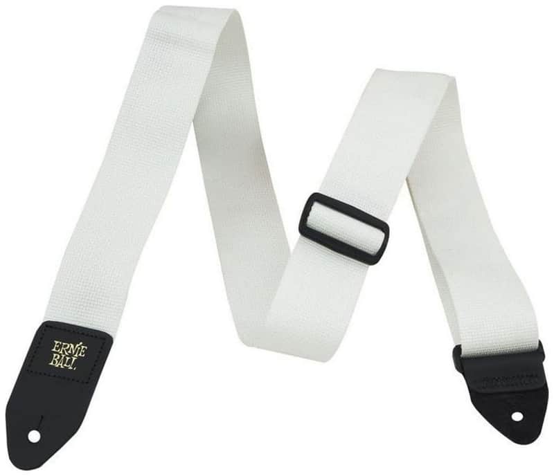 Ernie Ball 4036 Polypro 2" Guitar Strap White image 1