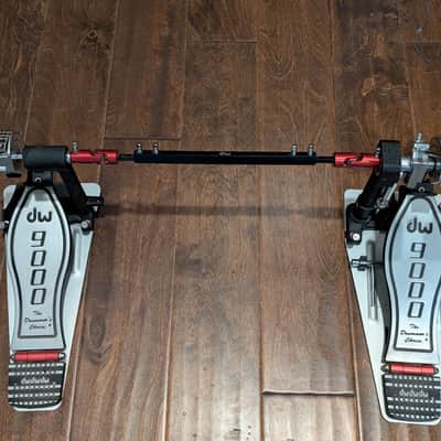 DW 9000 Series Double Bass Drum Pedal w/case