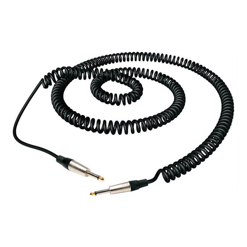 RockCable Instrument Cable – Straight, Coiled, 6 m image 1