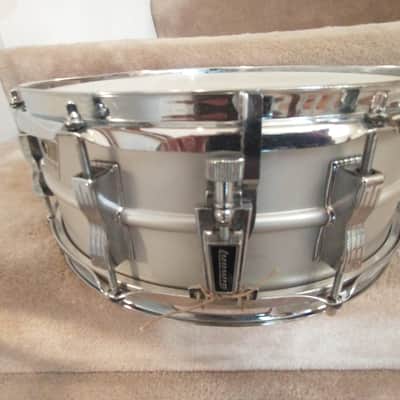 Ludwig Vintage Acrolite Aluminum Snare Drum, B/O Badge 1970s - 100% Original! image 8