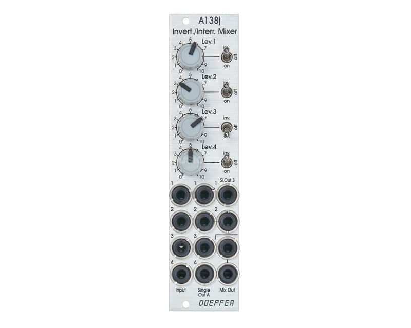 Doepfer A-138j Inverting/Interrupting Mixer (Janus Mixer) image 1