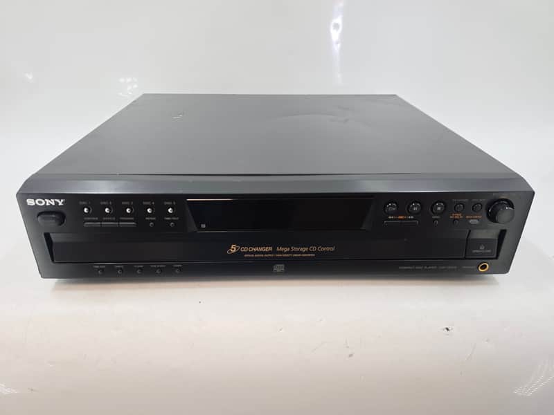 Sony CDP-CE575 CD Changer Mega Storage CD Control *NO REMOTE* -Tested- RV-0398