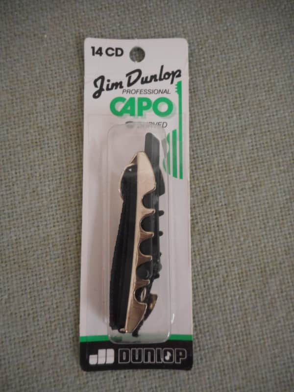 Dunlop 14CD Toggle Action Curved Guitar Capo 2010s - image 1