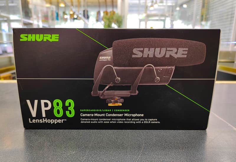 Shure VP83 Lens Hopper Camera-Mount Condenser Mic - Brand New - 2013 - Present - Black image 1
