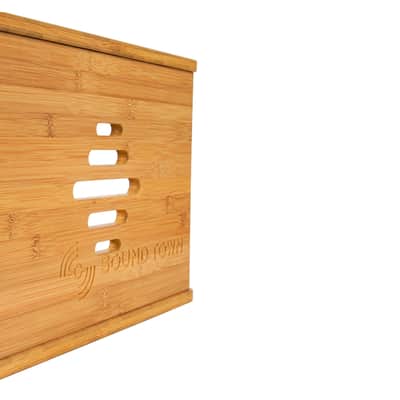 STBR-6U | DIY 6U Solid Carbonized Bamboo Studio Rack w/ 14.2" Depth, Ventilation for Recording Room, PA/DJ Equipment, Home Audio image 4