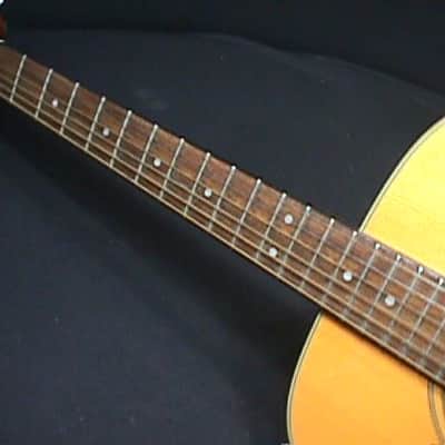 A Vintage Washburn Model 10I Flat Top Guitar in it's Original Case as-is 11 G image 4