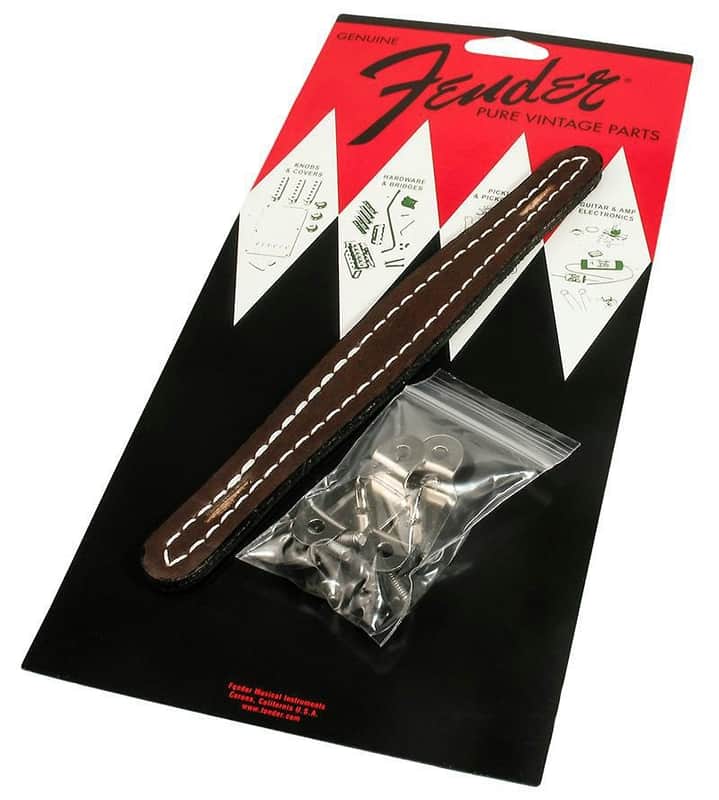 Fender 099-0945-000 Pure Vintage Stitched Leather Amp Handle image 2