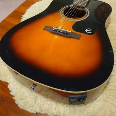 Epiphone 2018 PR150VSAE Tobacco Sunburst Acoustic Electric w/Padded Gig Bag image 3