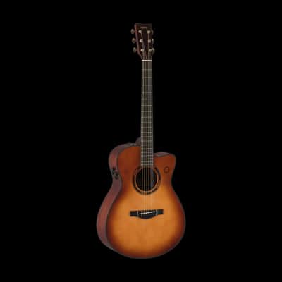 Yamaha TAS3 C TransAcoustic Concert Sand Burst Acoustic Electric Guitar with Case image 4