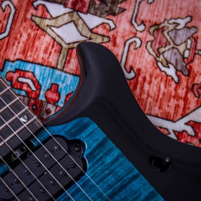 ERNIE BALL USA Music Man JP Signature Majesty 6 "Okelani Blue + Ebony" (2023) image 10