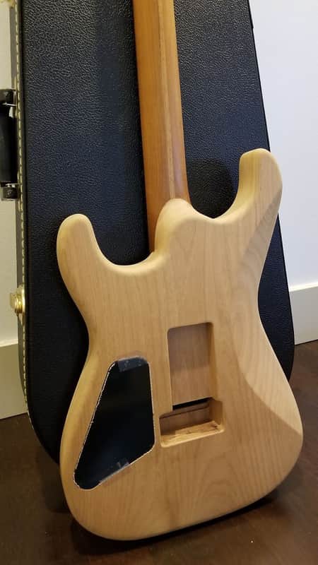 Musikraft Warmoth USACG Custom Roasted Strat 24 Fret Set Neck 25.5