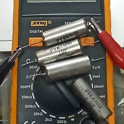 4 pieces PYRAMID CP09 paper in oil capacitor 0.1uF 600V image 6