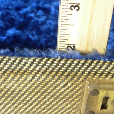 1940's lap steel hard case, Lucite handle, blue interior, EXCELLENT Condition- Magnatone image 18