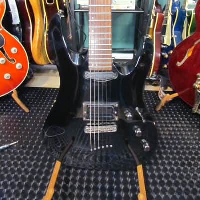 Mitchell MD300 Black archtop *PRO SETUP* Hh rails w/ coil split Super Strat style Electric Guitar image 2