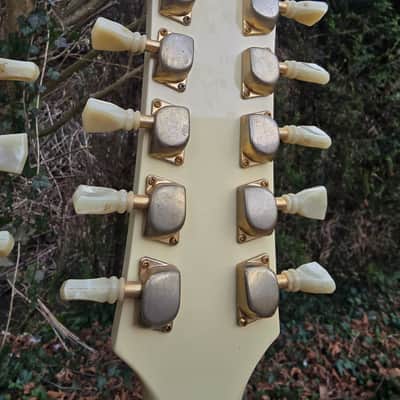 Ibanez 2402DX-WH Double Cutaway Double Neck 1974 - 1977 - White Bild 16
