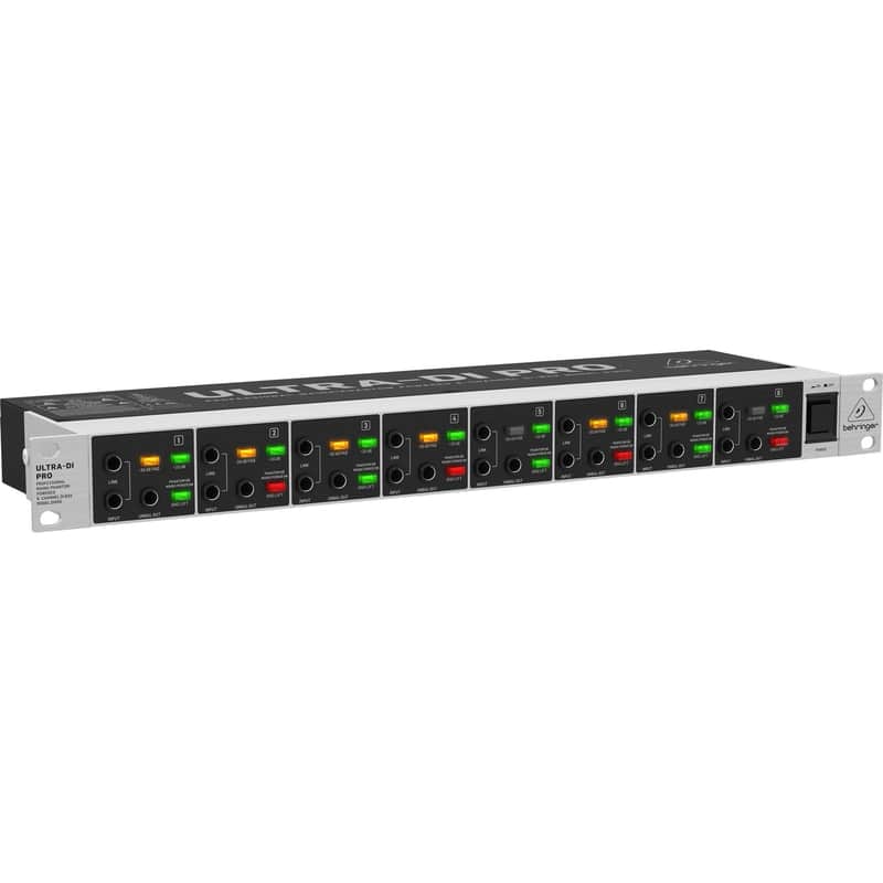 Behringer DI800 V2 Ultra-DI Pro 8-Channel Active Direct Box image 3