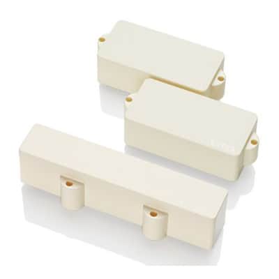 EMG PJ Set Active Bass Pickup Set w/ Solderless Install Kit, Ivory image 1