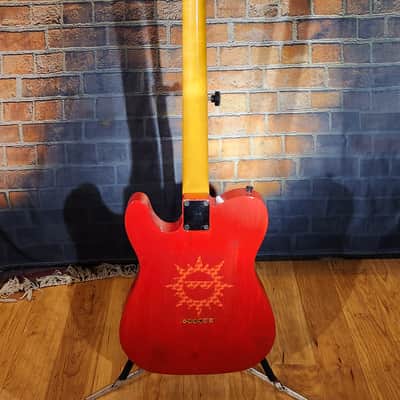 T-Style Partscaster - Red Crackle Body, Squier(?) Neck, Sanchez Alnico 5 Pickups image 2