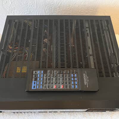 Vintage Kenwood KR-V126R A/V Stereo Receiver-125 WPC Power House-Remote-Tested Working Condition - Black image 4