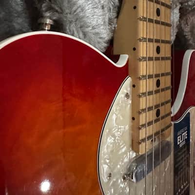 Fender Limited Edition American Elite Thinline Telecaster Quilted Maple Top 2018 - Aged Cherry Burst image 16