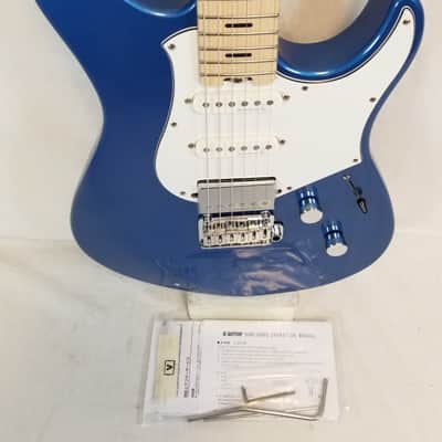 Yamaha PACS+12M SB Electric Guitar, Sparkle Blue with Gig Bag image 4
